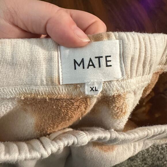 Mate The Label Ginger Tie Dye Sweatpant Joggers Fleece Organic Cotton Size XL - Picture 10 of 13